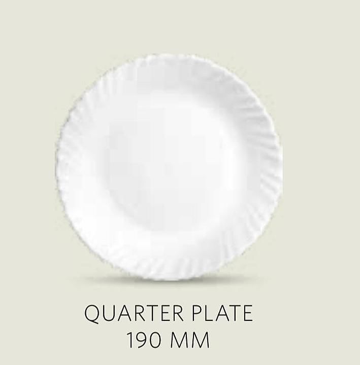 Quarter Plate Diva Classique (White) uploaded by CROCKERY on 8/31/2020