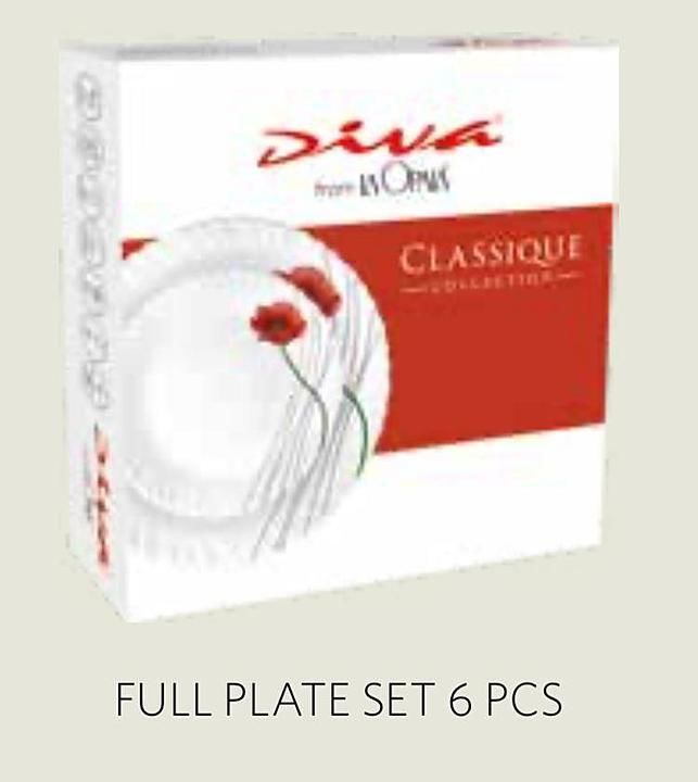 Diva Classique Quarter Plate(Decorated) uploaded by CROCKERY on 8/31/2020