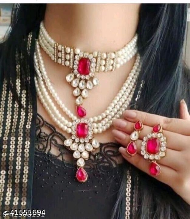 Colourful womens jwellery set uploaded by online selling on 8/18/2021