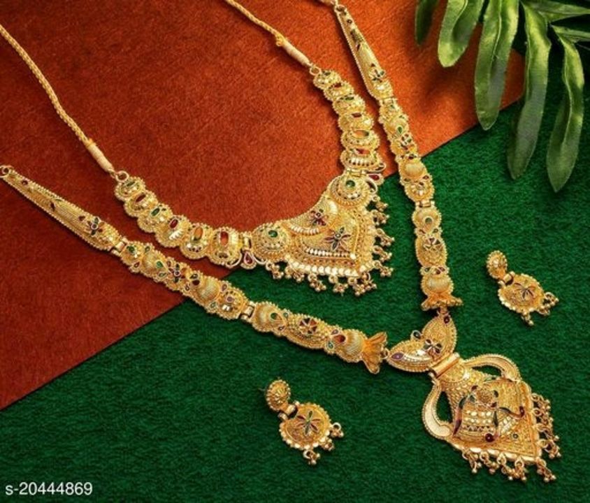 Gold plated jewellery set .. cod available uploaded by SJR fashions  on 8/18/2021