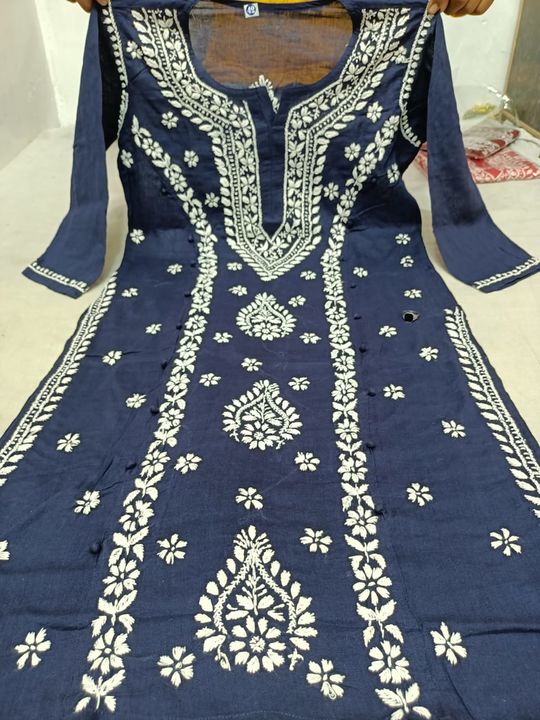 Lukhnowi hand work kurti uploaded by Fatima fashion hub on 8/18/2021