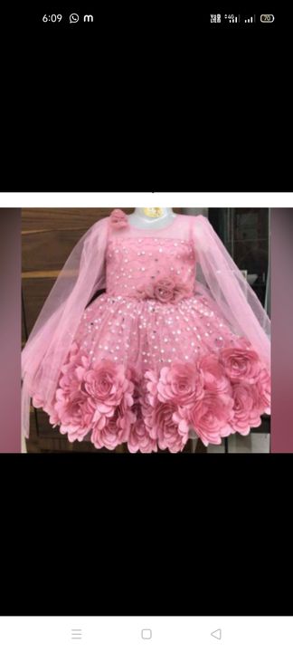 Post image I want 1 Pieces of Pink colour kids frock 1year baby.
Below is the sample image of what I want.