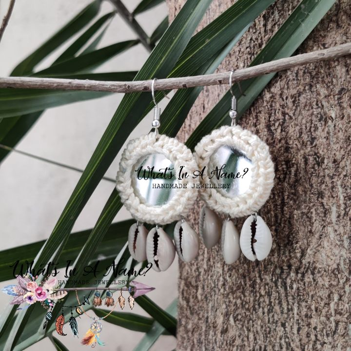 Crochet earrings uploaded by priyankaraj teki on 8/18/2021