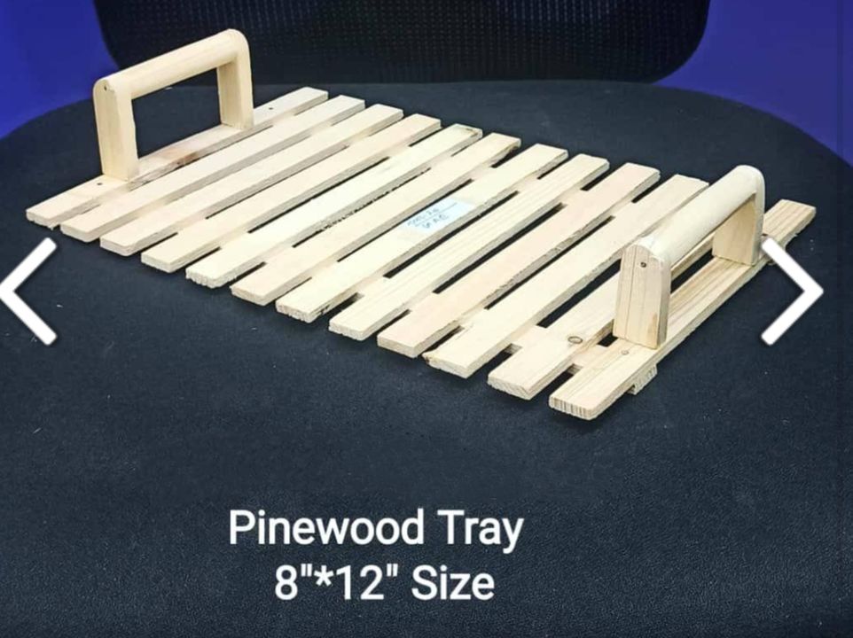 Pinewood tray uploaded by ENRICH GIFTKRAFTS on 8/18/2021