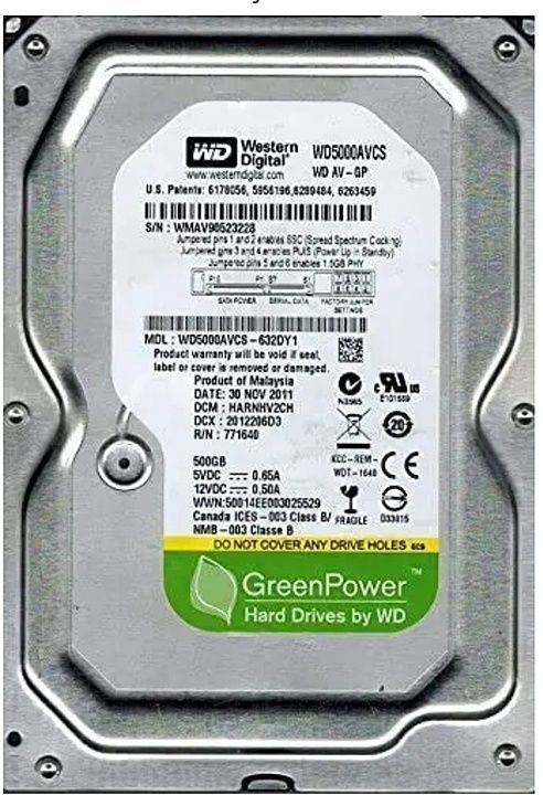 500gb WD Survilance HDD  uploaded by business on 9/1/2020