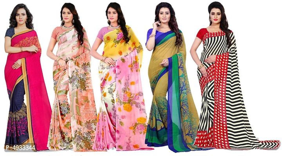 Post image Pack of 5 sarees