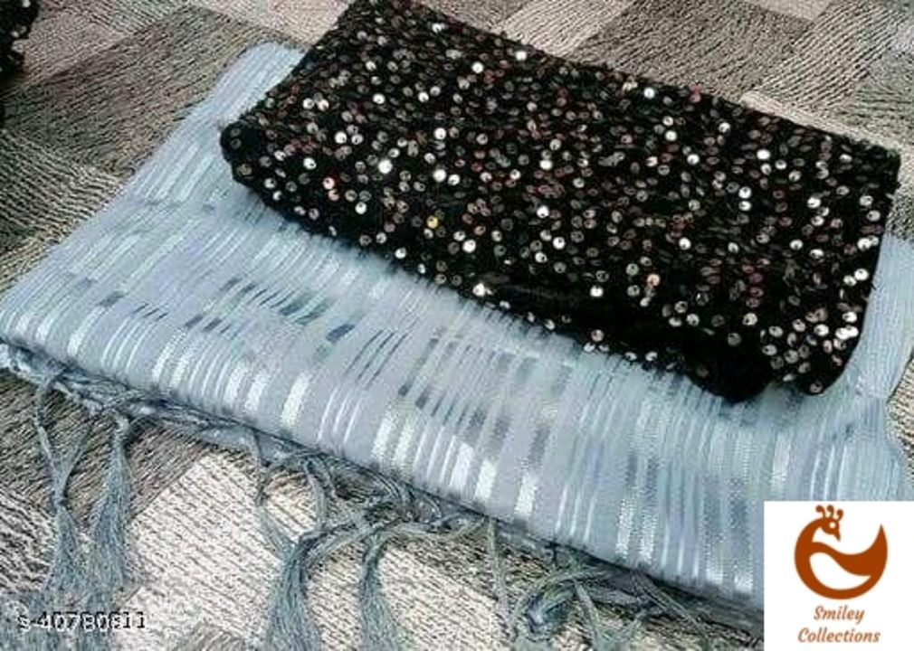 Post image Abhisarika Fashionable SareesSaree Fabric: GeorgetteBlouse: Running BlouseBlouse Fabric: VelvetPattern: EmbellishedBlouse Pattern: EmbellishedPrice ₹550