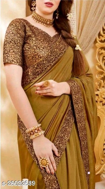 Trendy women vicitra silk saree uploaded by Rashmi Goyal on 8/19/2021