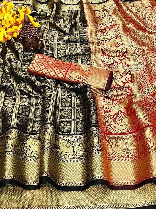 Kanchipuram saree uploaded by Veera's Creations on 9/1/2020