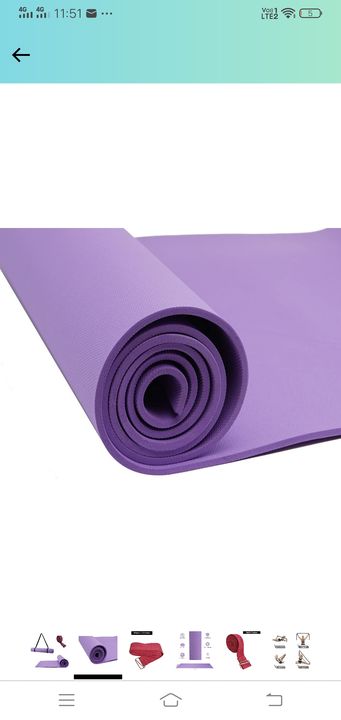 Yoga mat with comfort quality uploaded by SHRI OM JI JEANS on 8/19/2021