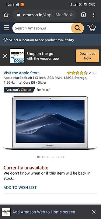 Apple macbook air MQD32HN/A uploaded by business on 9/1/2020