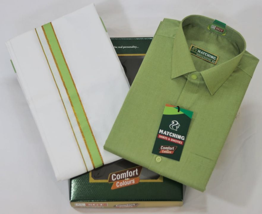 pure cotton shirt + Dhoties  uploaded by business on 8/19/2021