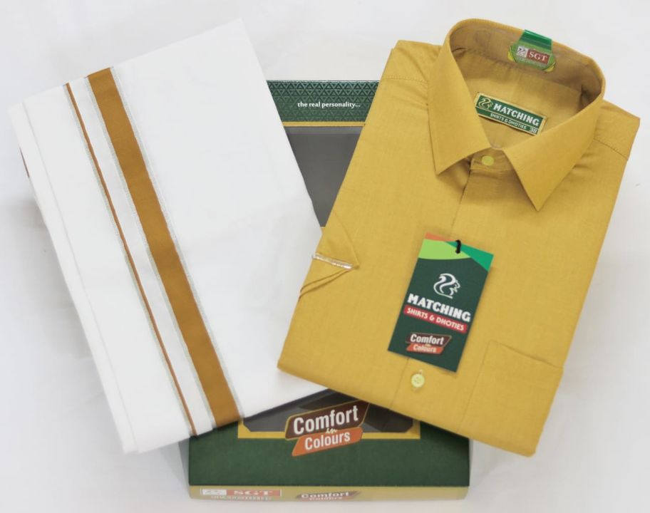 pure cotton shirt + Dhoties   uploaded by business on 8/19/2021