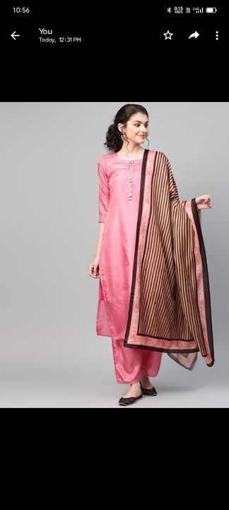 Product image with price: Rs. 1199, ID: kurti-with-palazzo-and-dupatta-e767b12d