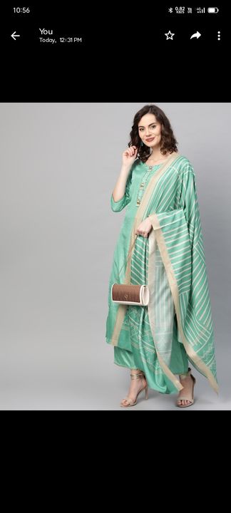 Product image with price: Rs. 1199, ID: kurti-with-palazzo-and-dupatta-1b93e120