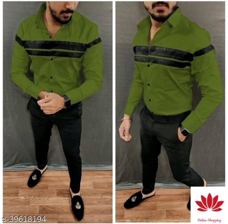 Trendy Partywear Men Shirts
Fabric: Lycra
Sizes:
XL (Chest Size: 43 in, Length Size: 30 in) 
L (Ches uploaded by business on 8/19/2021
