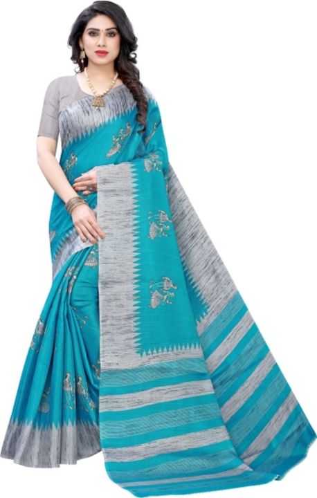 Madhubani Cotton Silk Saree uploaded by Fashion Trends on 8/19/2021