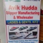Business logo of Aavik Hudda Slipper Manufacturing