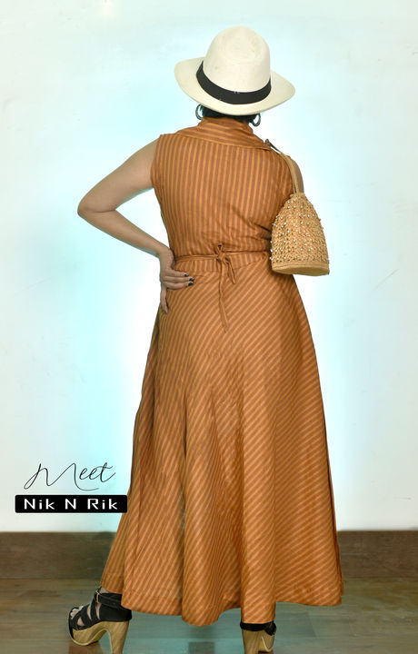 Mustard Colour Long Dress uploaded by Meet Nik N Rik on 8/20/2021