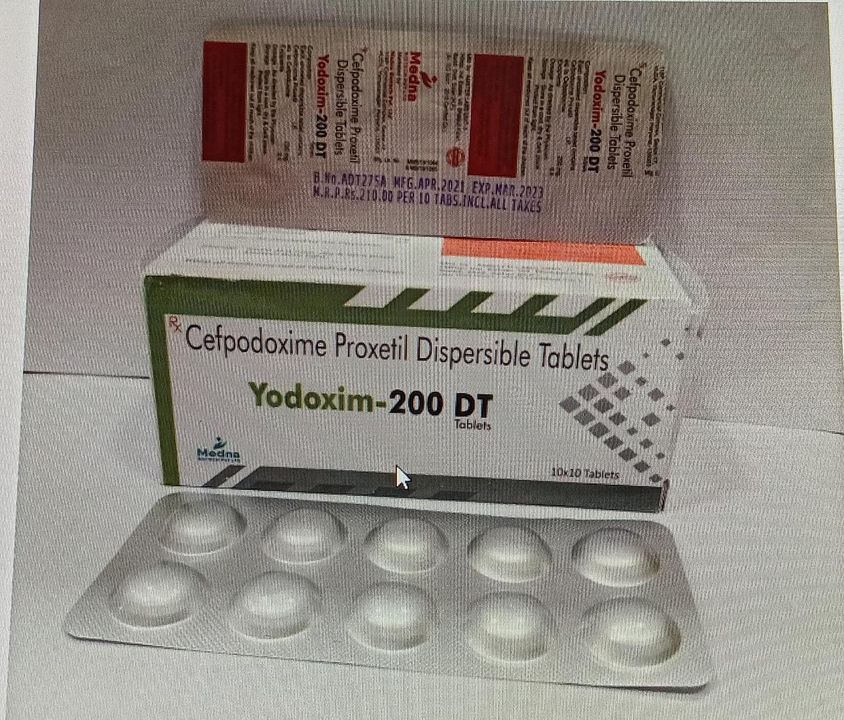 Cefpodoxime 200MG DT TAB uploaded by Medna Biotech Pvt Ltd on 8/20/2021