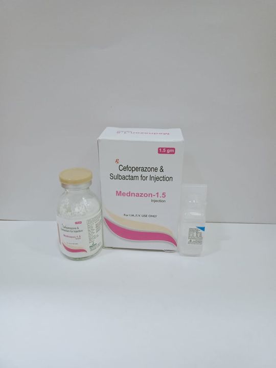 Cefoperazone + sulbactam 1.5 MG  uploaded by Medna Biotech Pvt Ltd on 8/20/2021