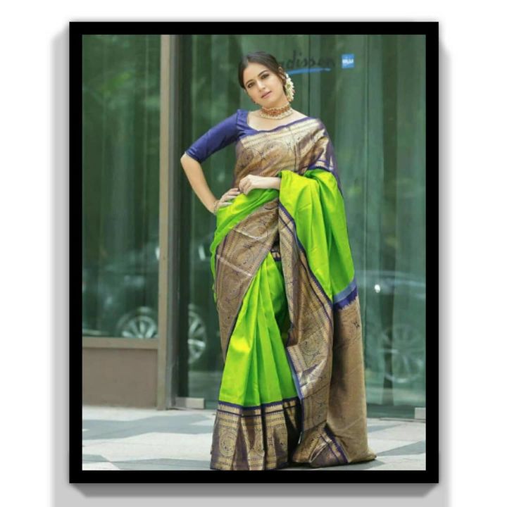 Realbae CM Lakshmi Soft Lichi Silk Saree uploaded by business on 8/20/2021