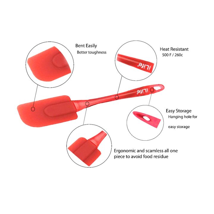 4 Piece Silicone Spatula Set With Basting Brush uploaded by ILIFE RETAIL PRIVATE LIMITED on 8/20/2021