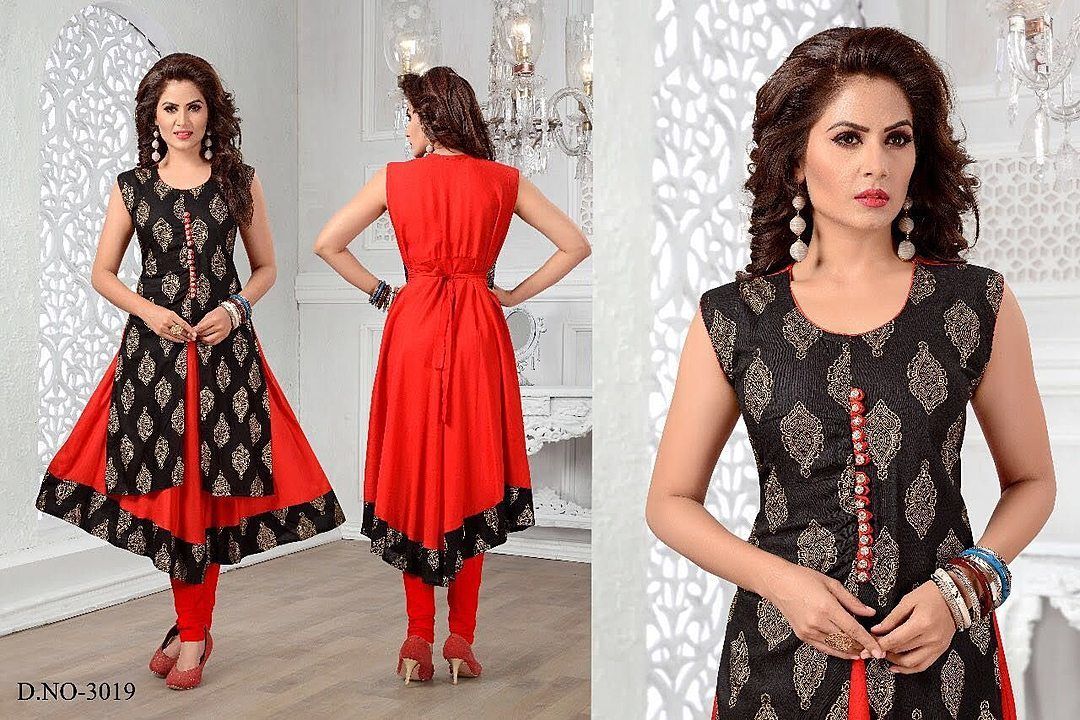 Rayon Gowns Kurtis 4 different colours XL size in one set uploaded by business on 9/1/2020