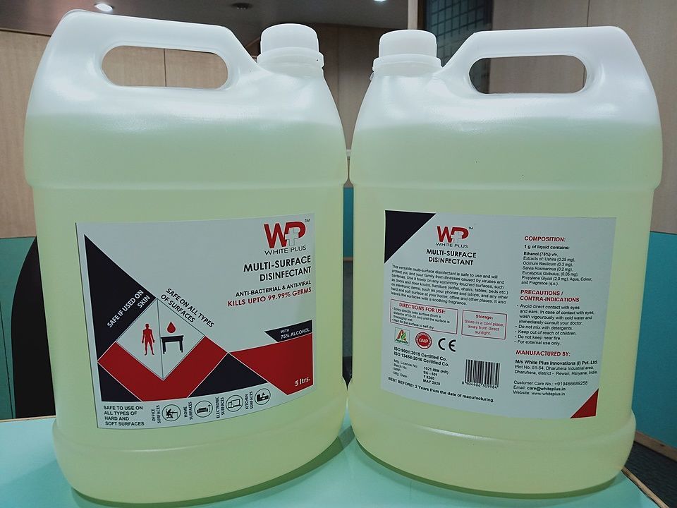 Multi Surface Disinfectant uploaded by White Plus Innovations (I) Pvt Ltd  on 5/31/2020