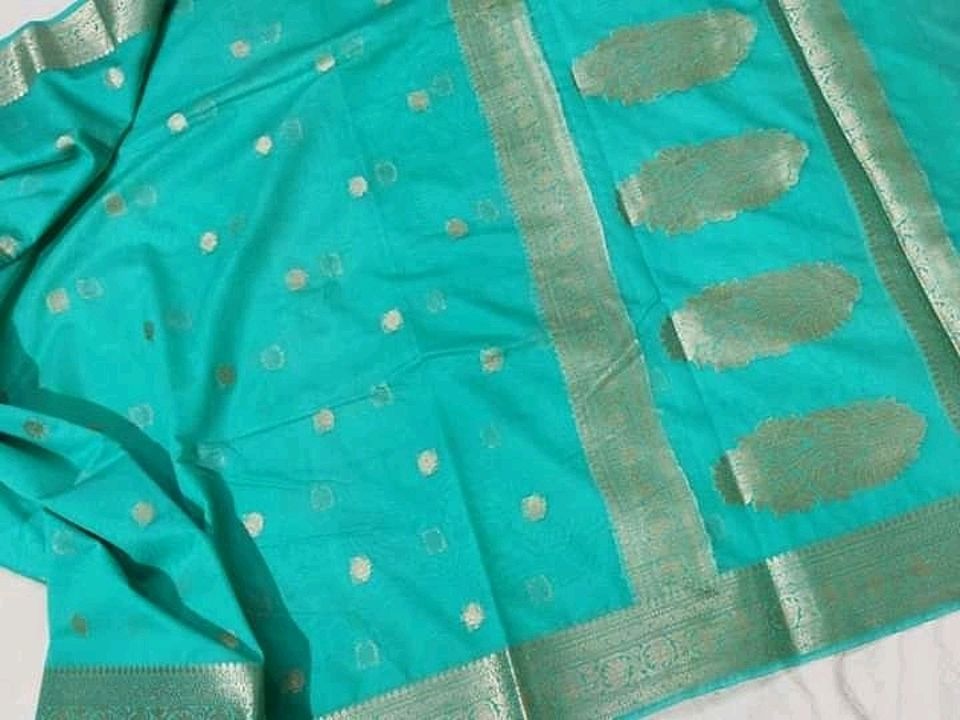 Post image Hey! Checkout my new collection called Banarsi semi ciffon saree.