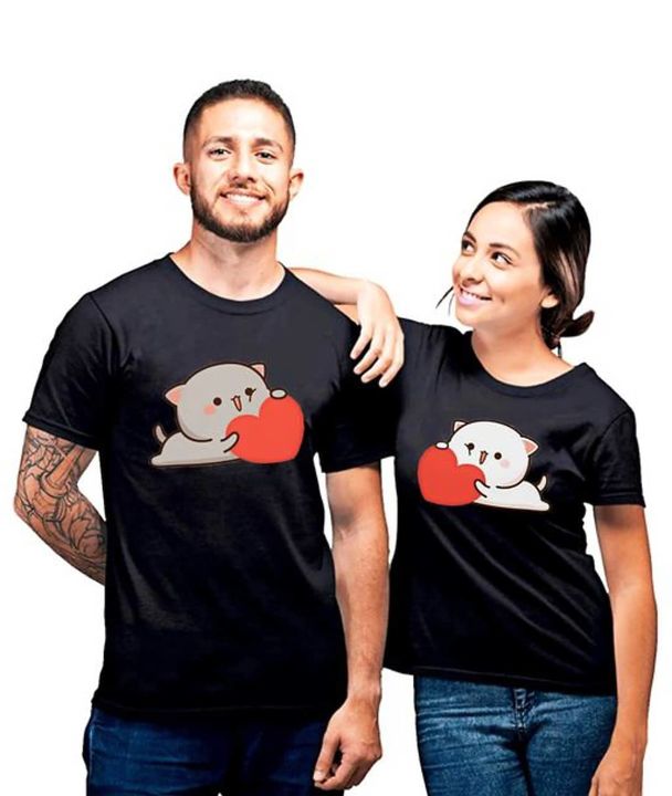 Couple t-shirt uploaded by business on 8/20/2021