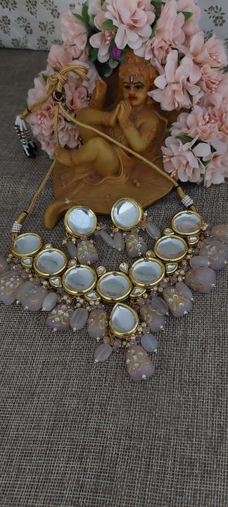 Kundan necklace uploaded by RK jewellers on 8/21/2021