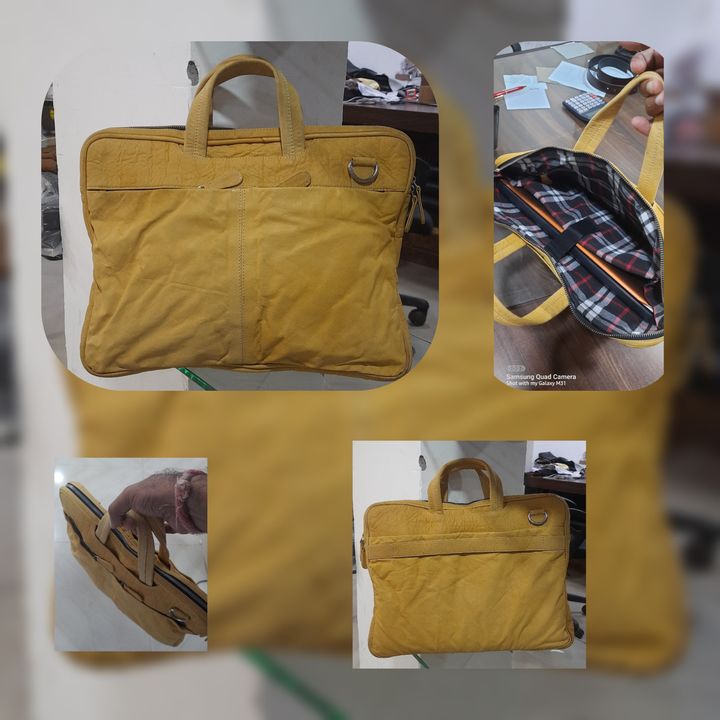 Genuine leather laptop bag  uploaded by Prathamtrends on 8/21/2021