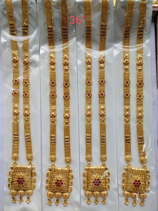 One Gram gold long mangalsutra uploaded by Varad Fasion Collection on 8/21/2021