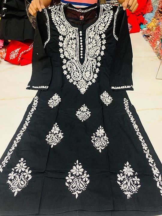 Post image Hey! Checkout my updated collection Lucknowi chikan kurti.