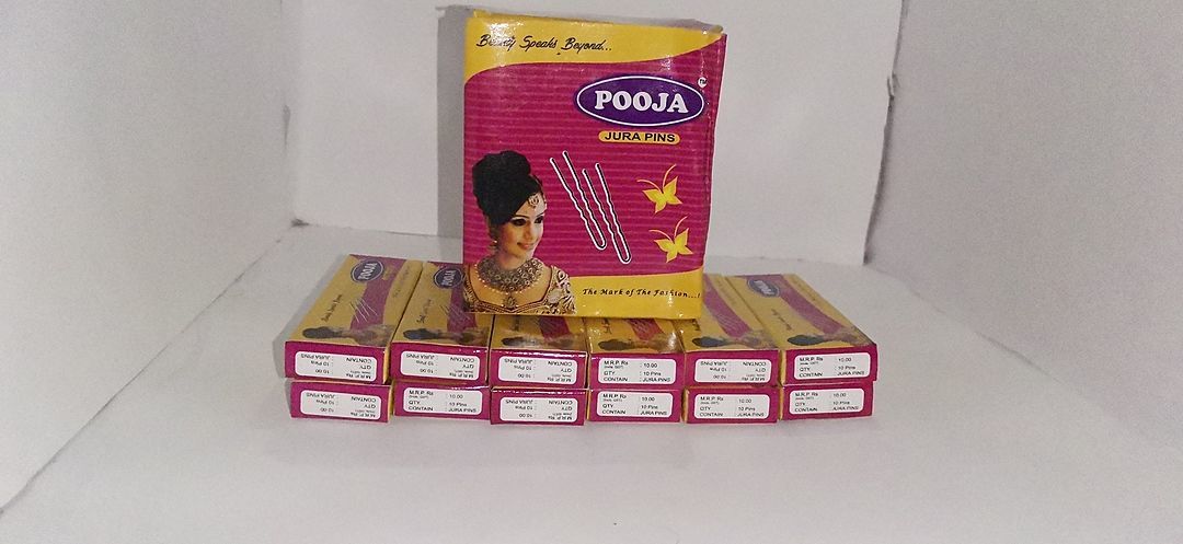 POOJA JURA PIN
1 BOX CONTAIN 12 BOXES 
  uploaded by M. R Product on 9/1/2020
