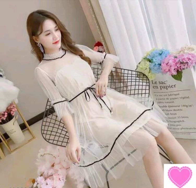 Korean cute net dress uploaded by business on 8/22/2021