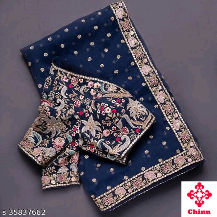 Party Wear Saree uploaded by business on 8/22/2021