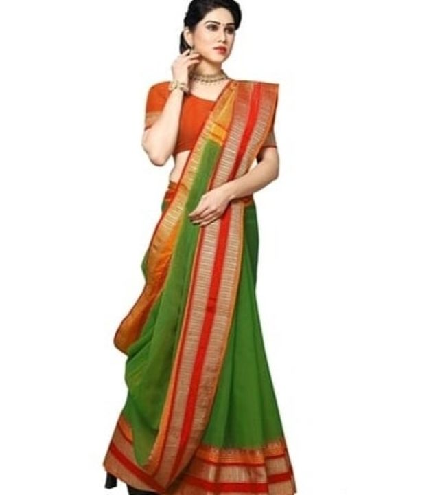 Beautiful Latest Design Saree with Blouse 
Beautiful Latest Design Cotton Saree with Blouse 
blouse  uploaded by business on 8/22/2021