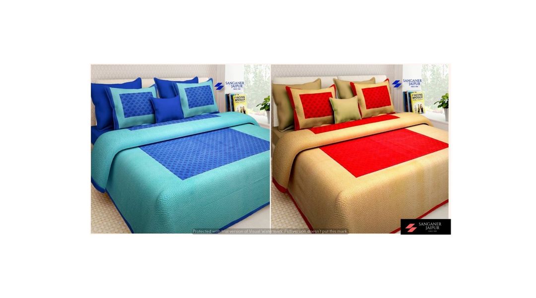 Post image I want 100 Pieces of Jaipuri Bedsheet Double with Pillow cover.
Below are some sample images of what I want.