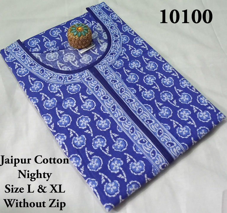 Kodhai Jaipur Cotton Nighty uploaded by Kodhai Fashions on 8/23/2021