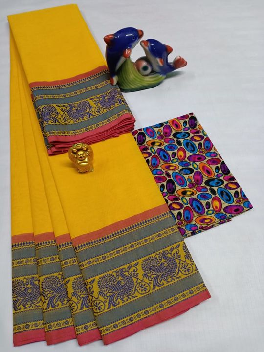 Fancy kanchi cotton sarees uploaded by Sinthuja fashion wears on 8/23/2021