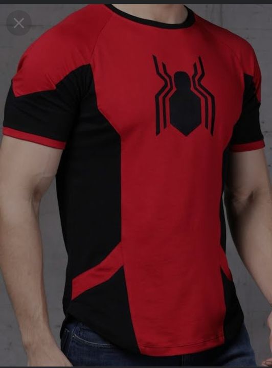 Cotton t-shirt spider man style uploaded by business on 8/23/2021