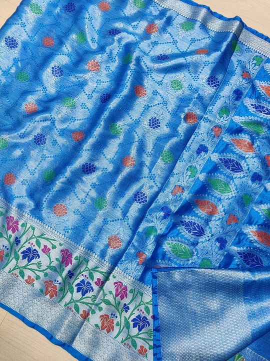 FRESH ARRIVAL

dupion soft silk tissue saree

All over body silver zari soft silk saree

Full body m uploaded by M.R Fabric on 8/23/2021