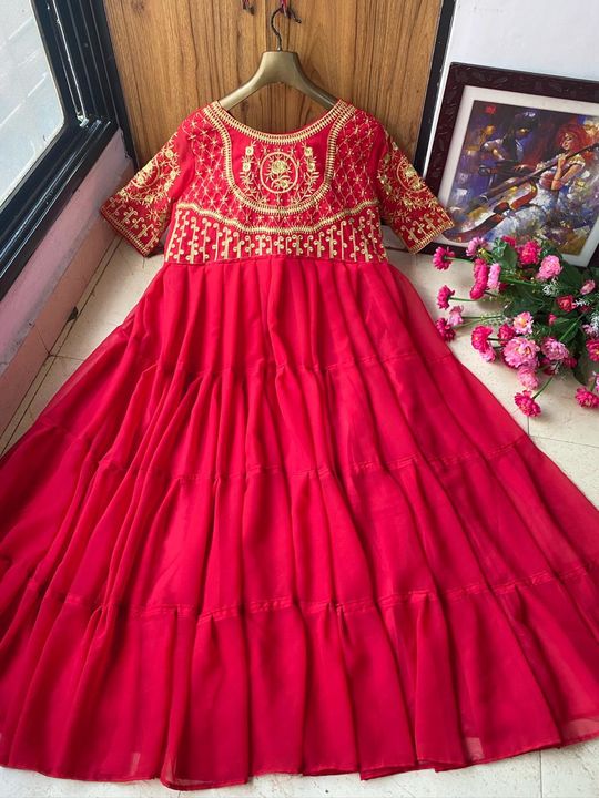 Anarkali gown uploaded by business on 8/23/2021