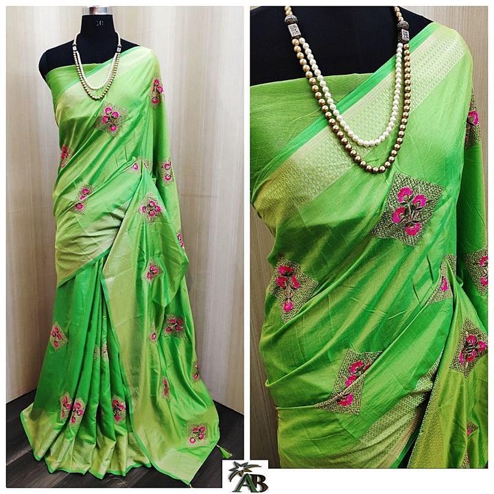 *Shiv Fashion House presenting New Sana Silk Saree with Heavy Embroidery work*
 uploaded by business on 9/2/2020