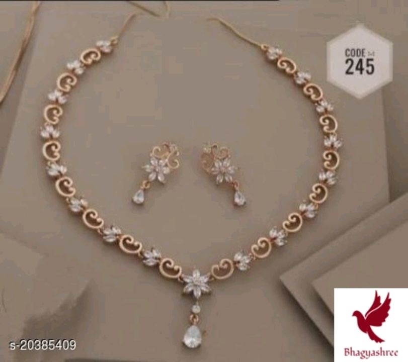 Shimmering Fusion Jewellery Sets
Base Metal: Copper
Plating: Rose Gold Plated
Stone Type: American D uploaded by Bhagyashree on 8/24/2021