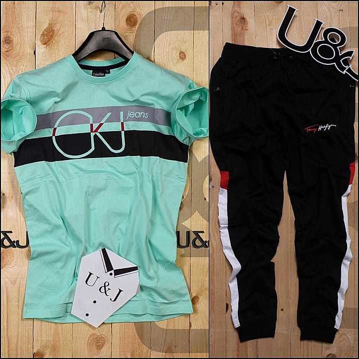 Post image *FULL STOCK READY FOR YOUR BEST SELLING* 📈🥳

🎖 *Brand : GUCCI / CK + TOMMY HILFIGER TRACK PANT* 👕👖

🔰 *Style : Men's Round Neke  T-Shirt [ Half - Sleeve ] + Track Pant*

👕 *Fabric:-* 100% Cotton single jersey bio washed

GSM - 190 

*Color :* As per image 

T - Shirt Size : 
*M  -  L  -  XL  - XXL* 

*Track Pant size:*
&lt;&lt;    M = 30 - 31 (w) 
          L = 32 - 33 (w) 
        Xl = 34 - 35 (w)  
     XXL = 36 - 38 (w)   &gt;&gt;

🛍 *Price:*   
T shirt = 330/- Rs.
Track pent = 460/- Rs.

🛍 T shirt + Track [ Combo Price ] = 
330 + 460 = 690 

= *590/-* [ Only For Reseller ] + 
Shipping charge

🚤 *Ship:*
*Gujarat:*
1 combo = 40/- Rs.

*Other:*
1 combo = 100/- Rs.

MOQ :- *1 Combo*  [ 1 T-SHIRT with 1 Track Pant ]

💠 *Bulk quantity also available*

🔹 All Goods are in single pcs packed   

*Note:*
🛡High Quality Pant  
🛡All are discharge print 
🛡 Both side pocket zip In Track
🛡 Waist Elastic RIB  

🛫 __Ready for Delivery__ 🛫

https://chat.whatsapp.com/Gw5QpRoncK33TqvXHomiZX
