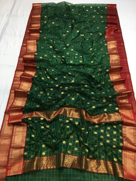 Post image 🌷Chanderi saree🌷....naksi border .... ~ :SAREE FOR SALE: ~ This Beautiful original..Chanderi .. pure.. katan organza silk(silk by silk)jari.boder.jari..buti handloom chanderi saree Plz.. support weavers 🙏🙏🙏..... colour available • Details •Whatsapp.. 9179629405
Total..Saree length :- 6.50 meter/5.70 meter saree.. blause 80 cm (running blause)
Yarn :- Silk by silk Wash :- Handwash