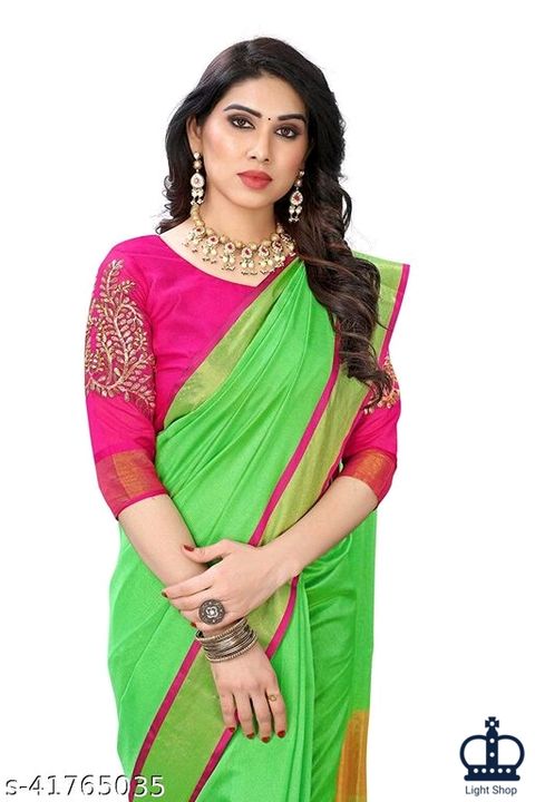 Cotton silk saree uploaded by business on 8/24/2021